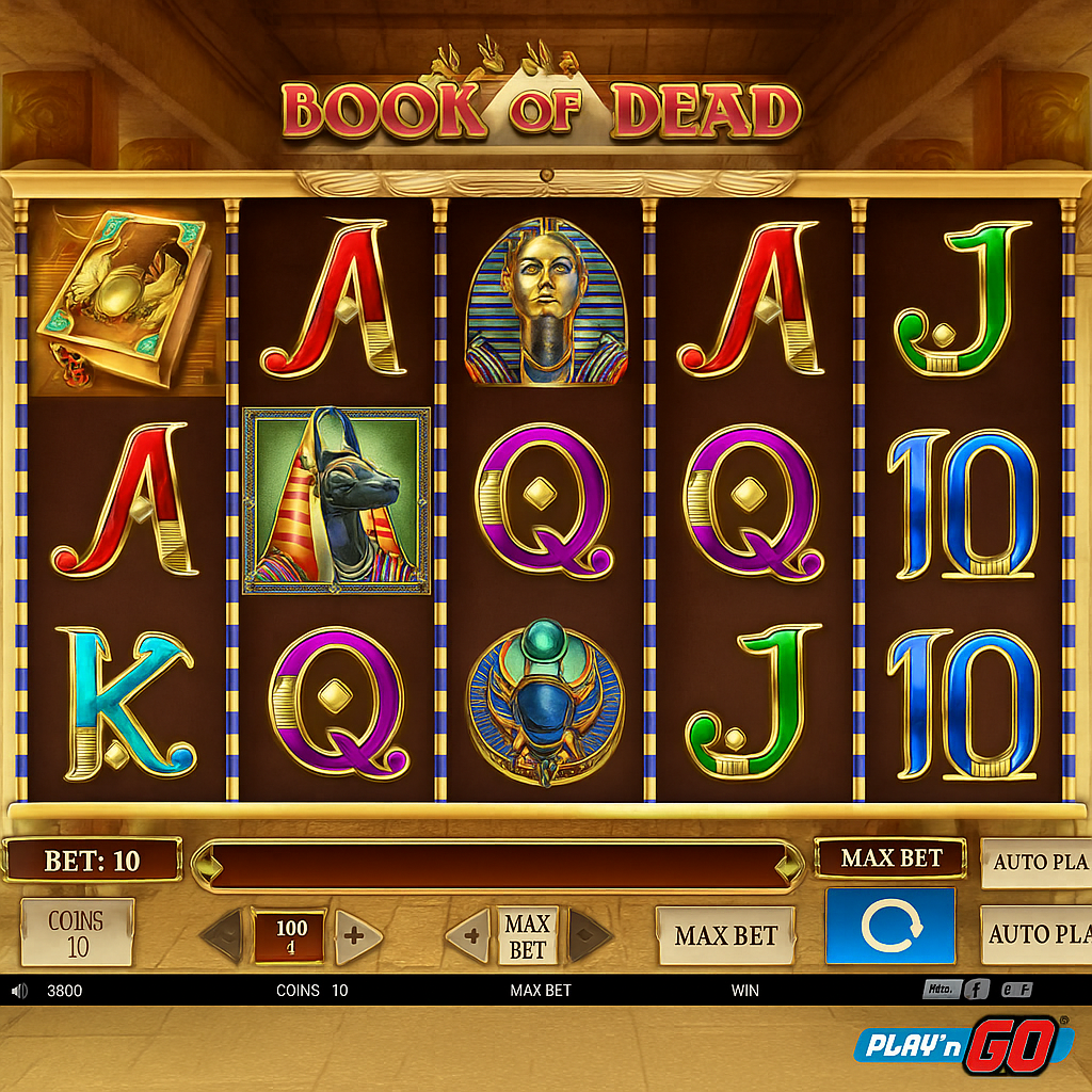 Thor Casino - Book of Dead Slot Game